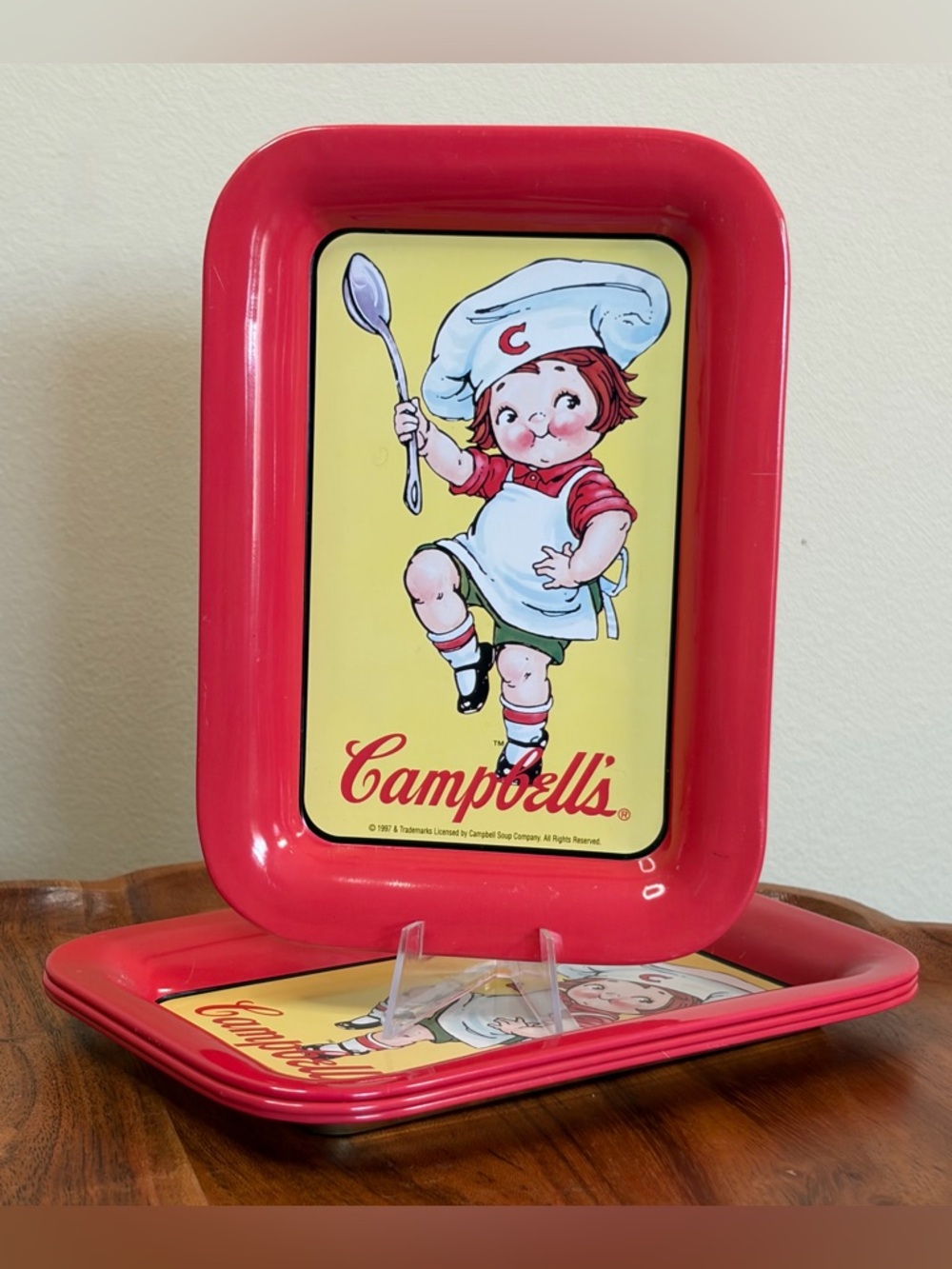 Vintage Campbell’s Soup Tip Trays - Set of Four